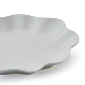 Grey Floret Dinner Plate - Set of 4