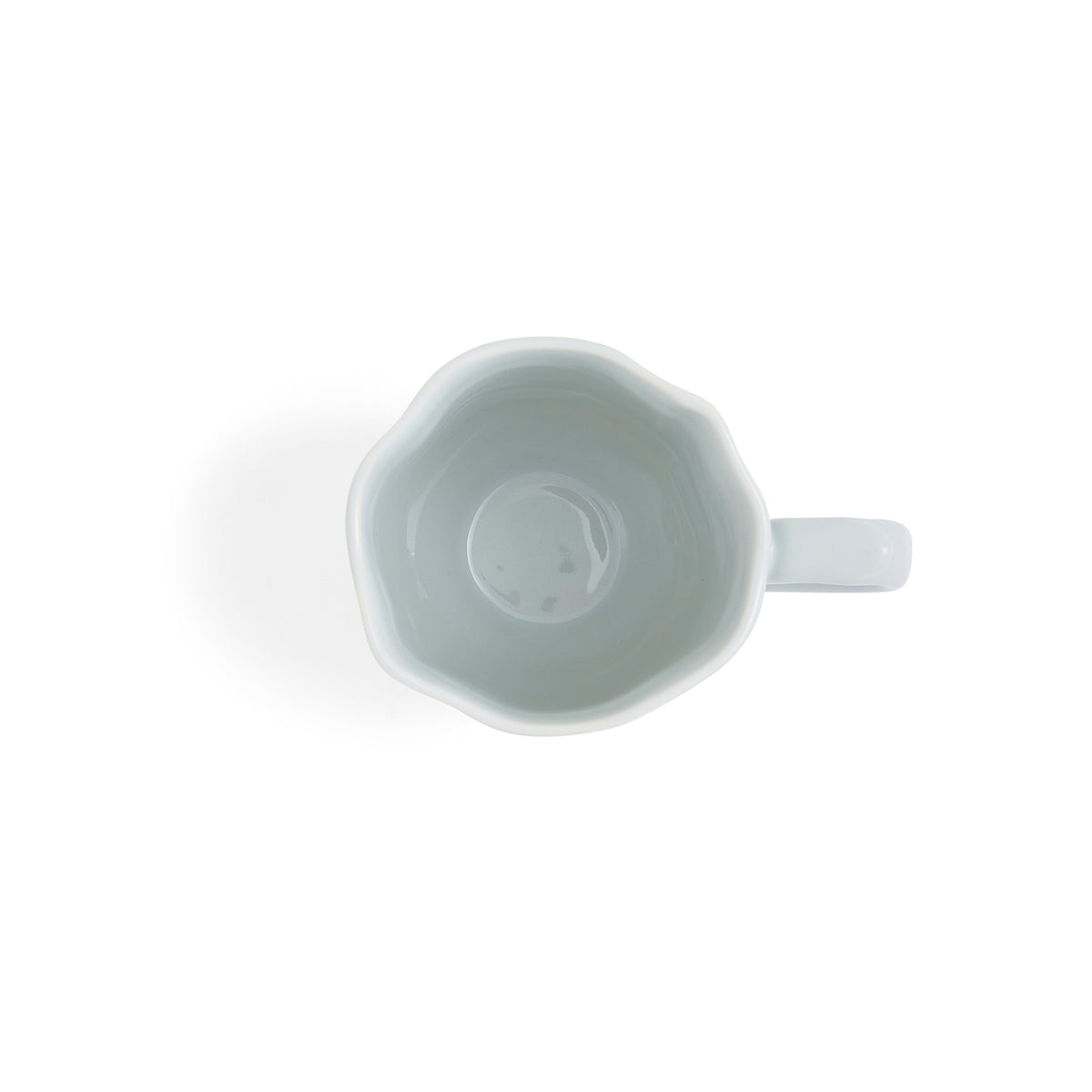 Grey Floret Mug - Set of 4