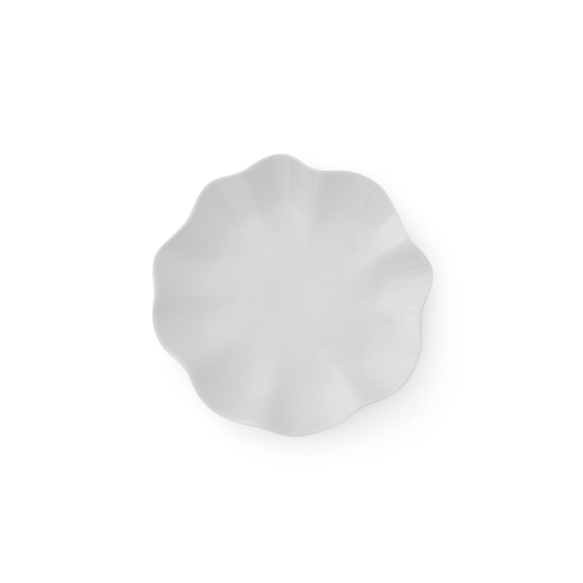 Grey Floret Salad Plate - Set of 4