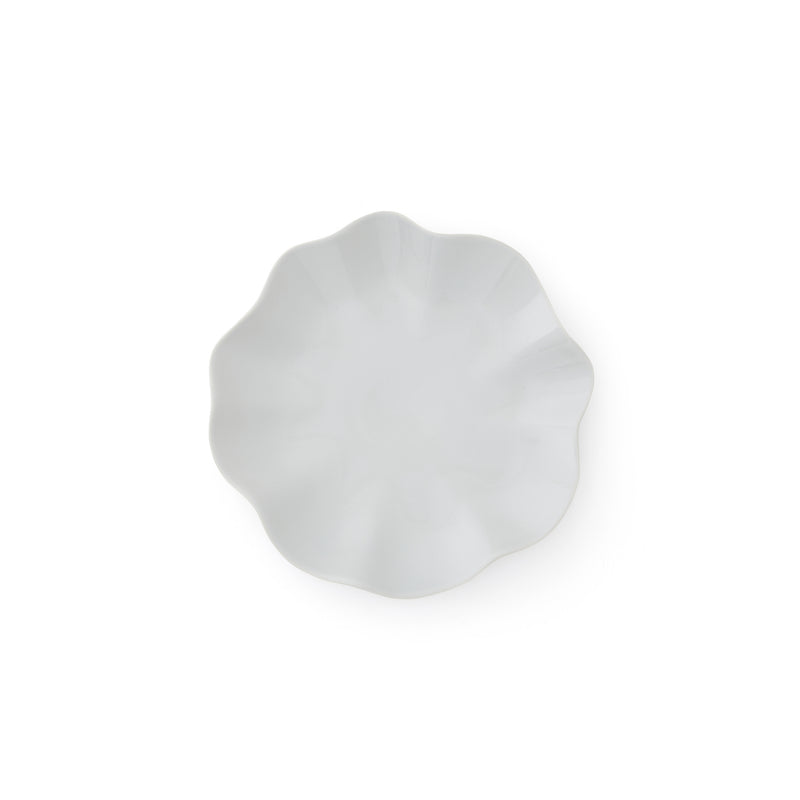 Grey Floret Salad Plate - Set of 4