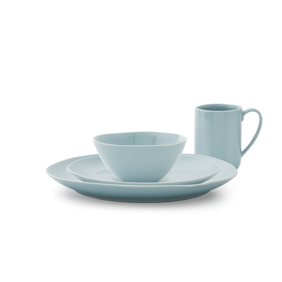 Robins Egg Arbor 4 Piece Place Setting