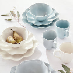 Robins Egg Floret Mug - Set of 4