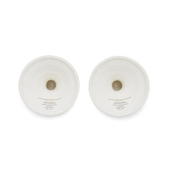 White Porcelain Egg Cups - Set of 2