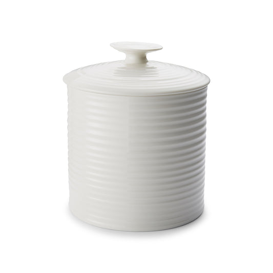 White Porcelain Large Canister
