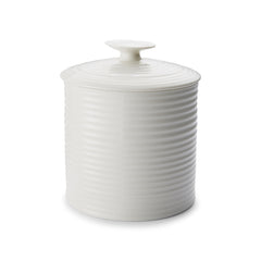White Porcelain Large Canister