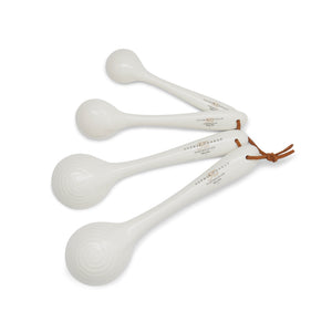 White Porcelain Measuring Spoons - Set of 4