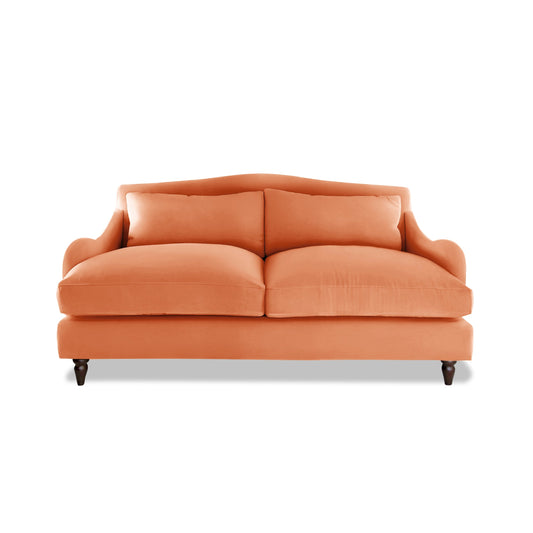 Felix 2.5 Seater Sofa in Cayenne Linen - Hand Made in USA