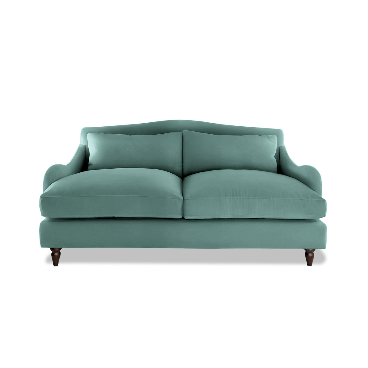 Felix 2.5 Seater Sofa in Cerulean Linen - Hand Made in USA