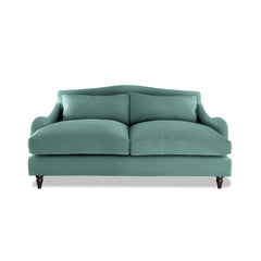 Felix 2.5 Seater Sofa in Cerulean Linen - Hand Made in USA