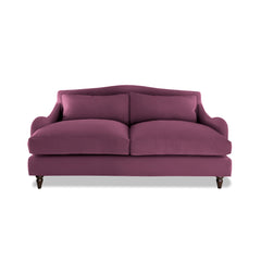 Felix 2.5 Seater Sofa in Damson Linen - Hand Made in USA