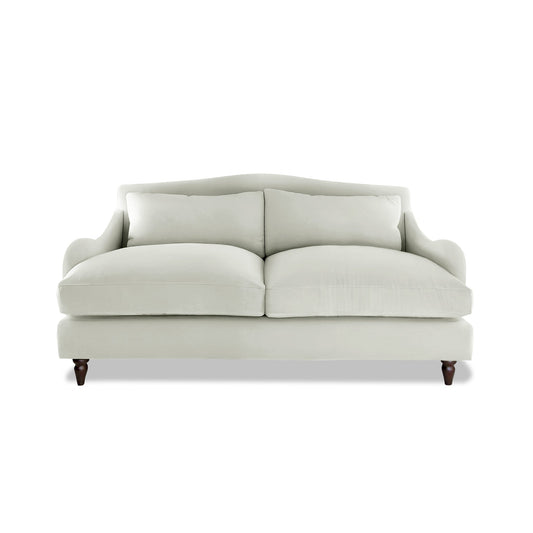 Felix 2.5 Seater Sofa in Dove Linen - Hand Made in USA
