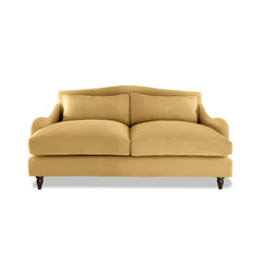 Felix 2.5 Seater Sofa in Maize Linen - Hand Made in USA