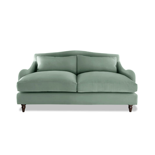 Felix 2.5 Seater Sofa in Mineral Linen - Hand Made in USA