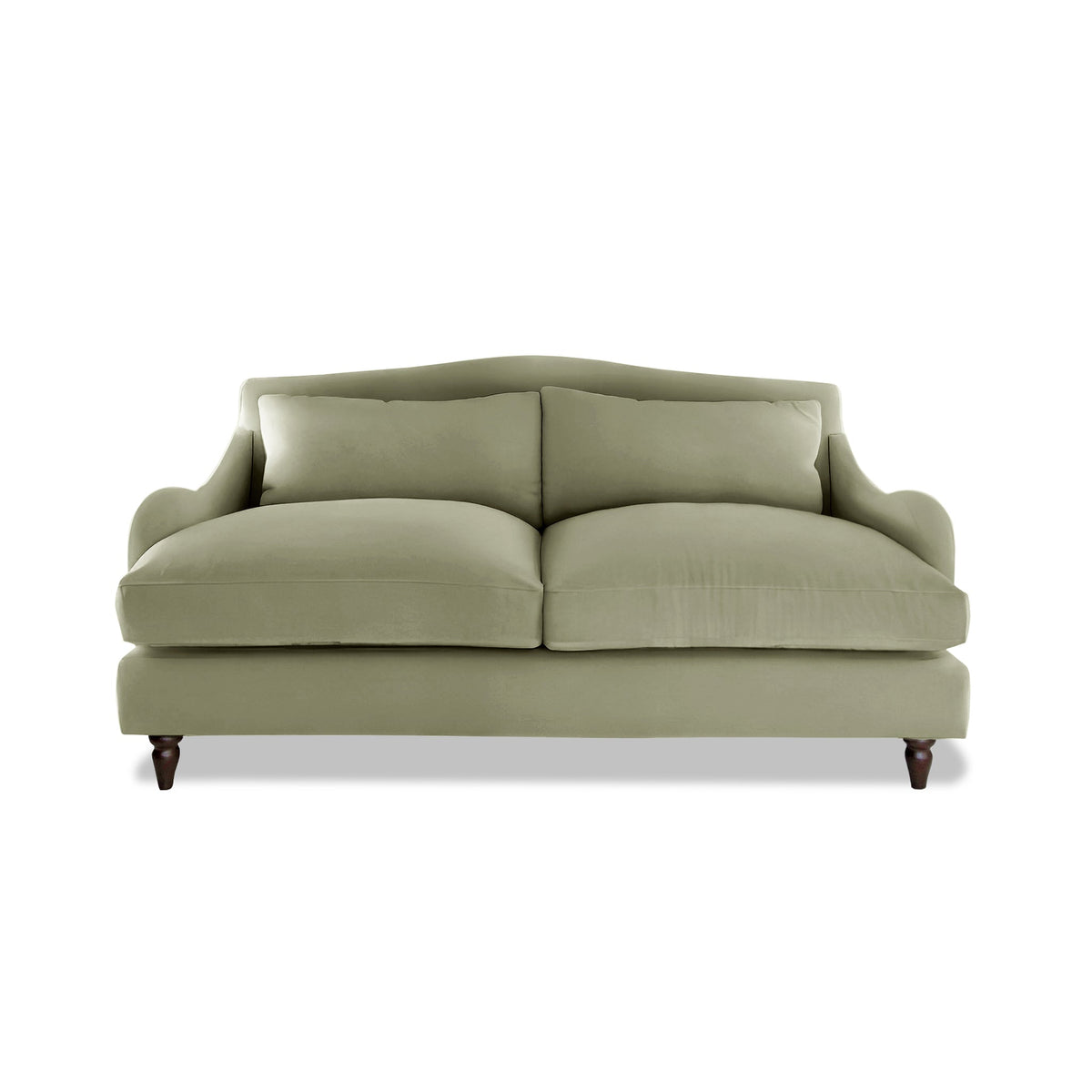 Felix 2.5 Seater Sofa in Sage Linen - Hand Made in USA