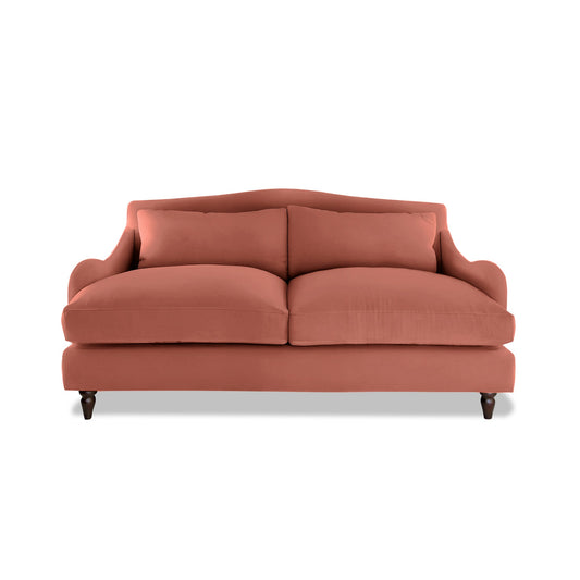 Felix 2.5 Seater Sofa in Sweet Briar Linen - Hand Made in USA