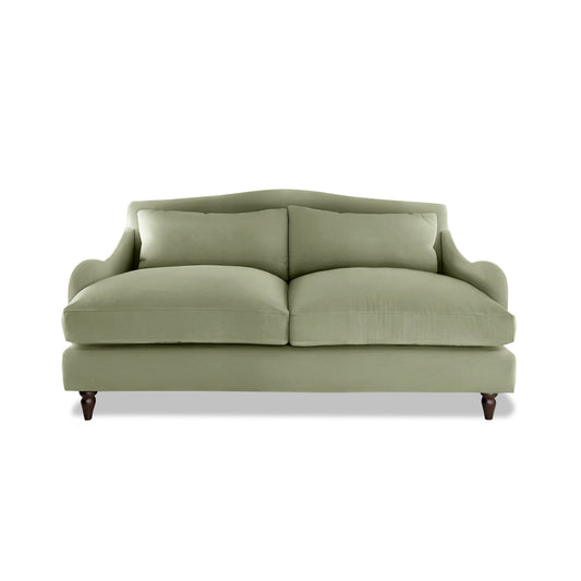 Felix 2.5 Seater Sofa in Taupe Linen - Hand Made in USA