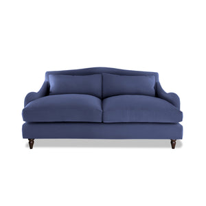 Felix 2.5 seater sofa in Cotton Linen Inkspot - Hand Made in USA