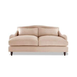 Felix 2.5 seater sofa in Cotton Linen Rosedale - Hand Made in USA