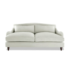 Felix 3 Seater Sofa in Dove Linen - Hand Made in USA
