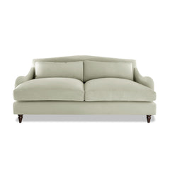 Felix 3 Seater Sofa in Ivory Linen - Hand Made in USA