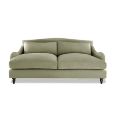 Felix 3 Seater Sofa in Sage Linen - Hand Made in USA
