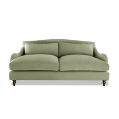 Felix 3 Seater Sofa in Taupe Linen - Hand Made in USA