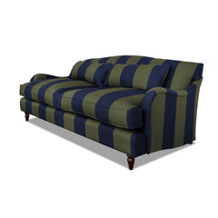 Felix 3 seater sofa in Woodland Stripe - Hand Made in USA
