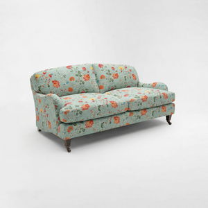 Isobel 2.5 seater sofa with Big Back Cushion in Wildwood Duck Egg - Hand Made in the USA