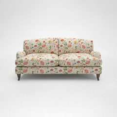 Isobel 2.5 seater sofa with Big Back Cushion in Wildwood Ivory - Hand Made in the USA