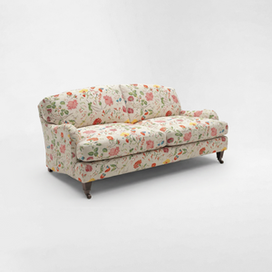 Isobel 2.5 seater sofa with Big Back Cushion in Wildwood Ivory - Hand Made in the USA