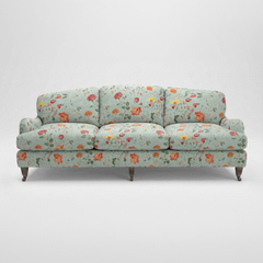 Isobel 4 seater sofa in Wildwood Duck Egg - Handmade in the USA