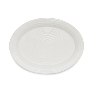 White Porcelain Oval Turkey Platter