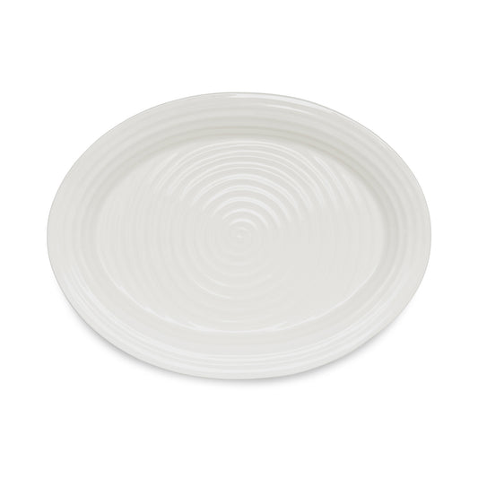 White Porcelain Oval Turkey Platter