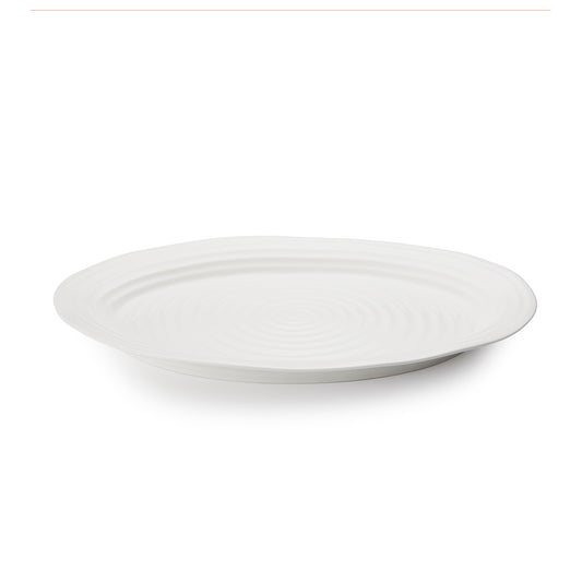 White Porcelain Oval Turkey Platter