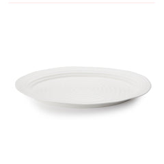White Porcelain Oval Turkey Platter