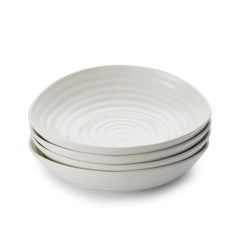 White Porcelain Pasta Serving Bowl