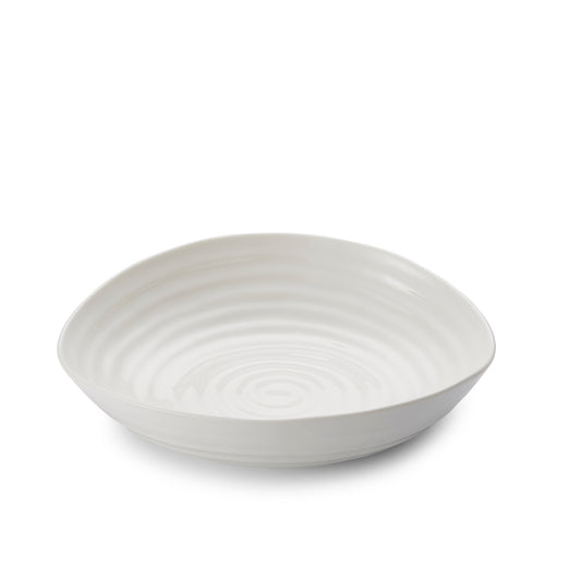 White Porcelain Pasta Serving Bowl