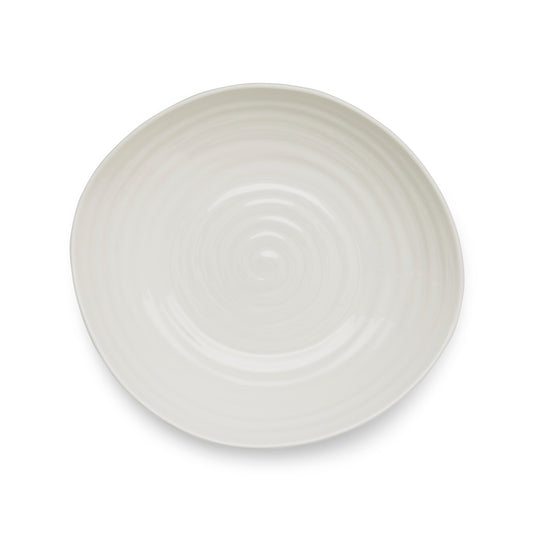 White Porcelain Pasta Serving Bowl
