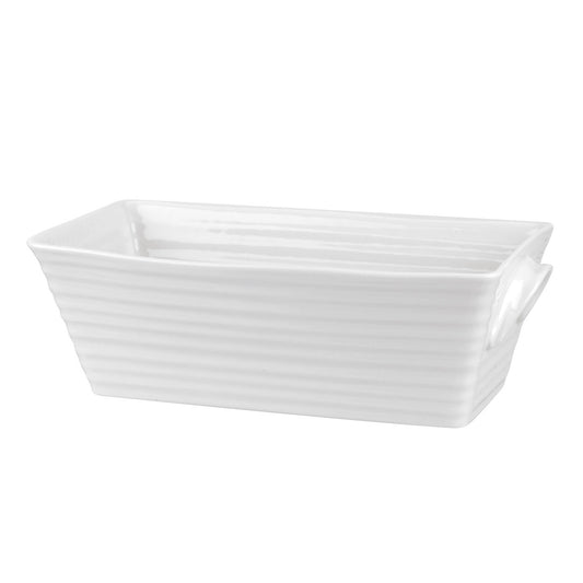White Porcelain Rectangular Baker
