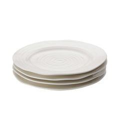 White Porcelain Salad Plate - Set of 4