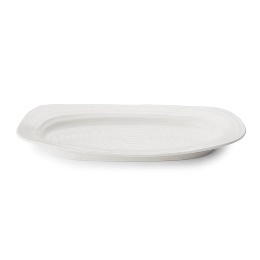 White Porcelain Sandwich Tray
