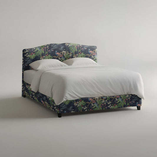 Rose Bed in Belleville Navy - Hand Made in USA