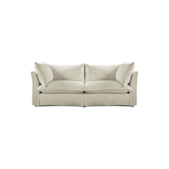Coco 2.5 Seater Sofa Bed in Ivory Linen - Hand Made in USA