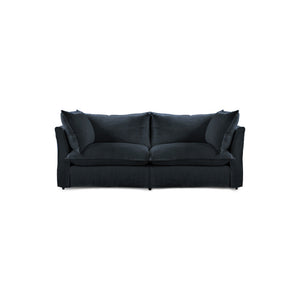 Coco 2.5 Seater sleeper sofa in Midnight Linen - Hand Made in USA