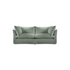 Coco 2.5 Seater Sofa Bed in Seagrass Linen - Hand Made in USA