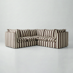 Coco 3x3 Modular Sofa in Customer's Own Material - Handmade to Order in the USA