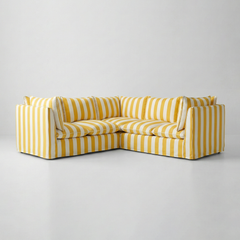 Coco 3x3 Modular Sofa in Customer's Own Material - Handmade to Order in the USA