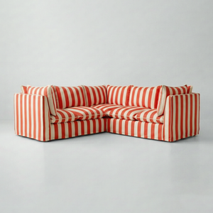 Coco 3x3 Modular Sofa in Customer's Own Material - Handmade to Order in the USA