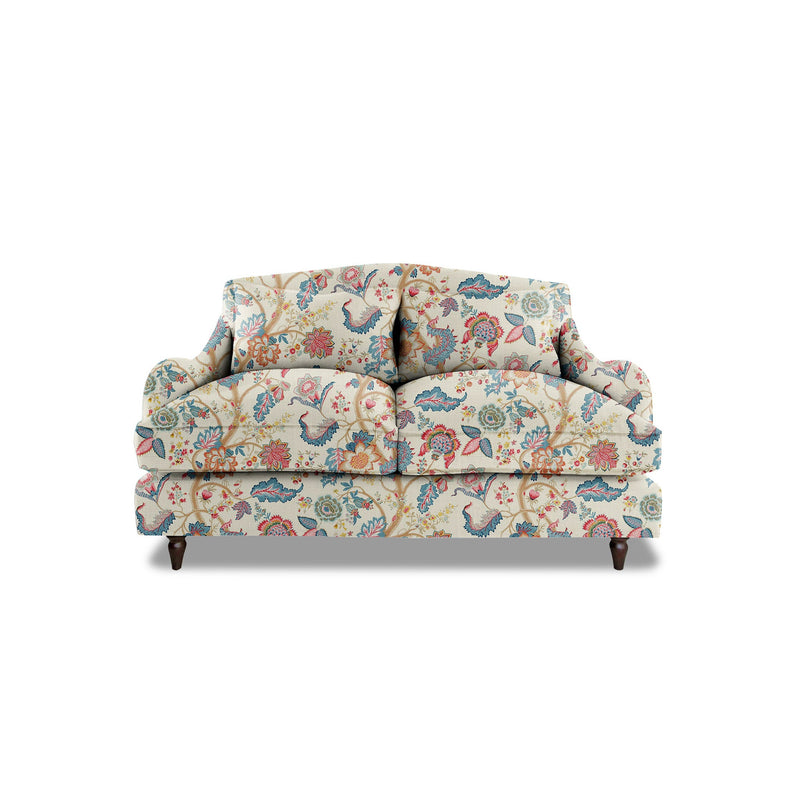 Felix 2 seater sofa in Kitty Indian Summer - Hand Made in USA