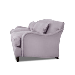 Isobel 3 seater sofa in Cotton Linen Sea Salt - Hand Made in USA